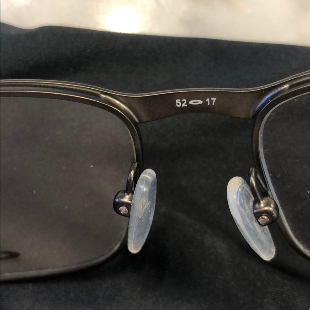 Oakley Eyeglass- Rectangular Style Pewter - image 6